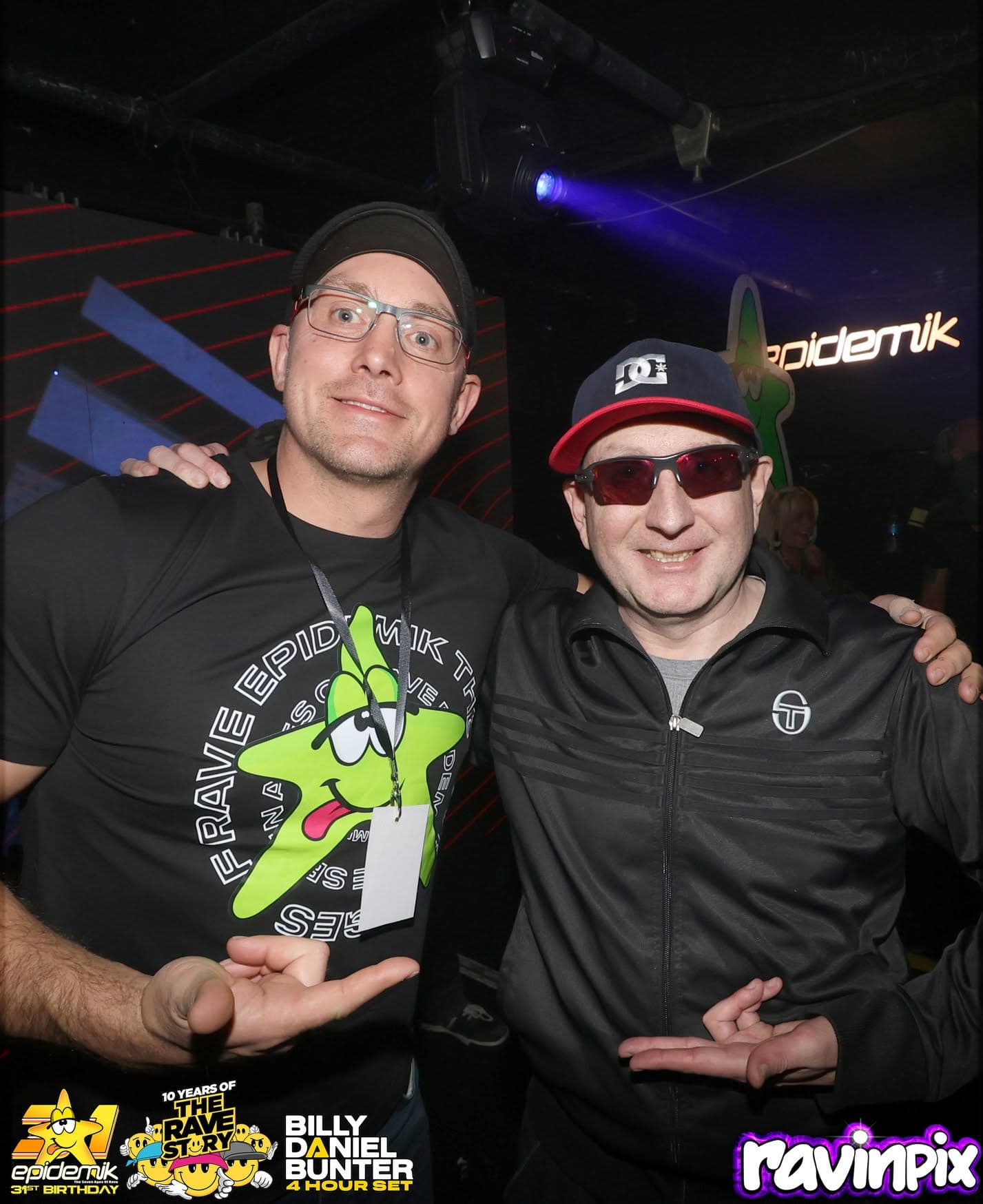 Epidemik crew at the 31st birthday